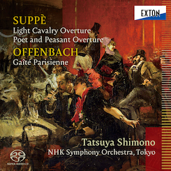 下野竜也&NHK交響楽団『スッペ: 「軽騎兵」「詩人と農夫」序曲、オッフェンバック: 「パリの喜び」抜粋』